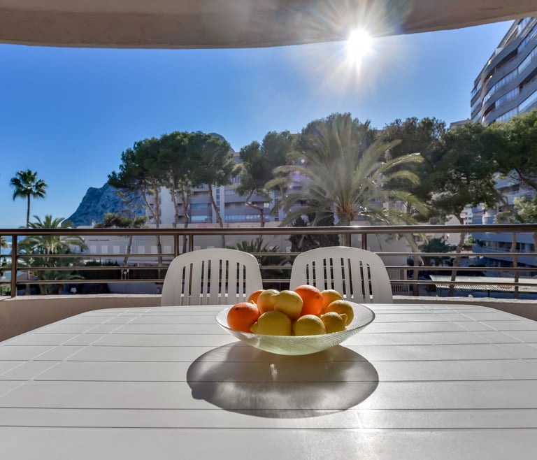 Paraiso Mar Wohnung am Strand von Calpe, TROND in Calpe / Calp - Terrasse
