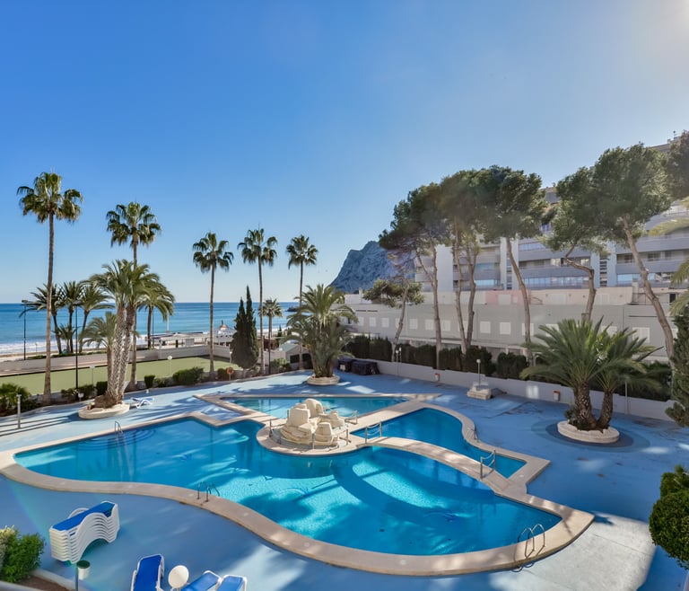 Paraiso Mar Wohnung am Strand von Calpe, TROND in Calpe / Calp - Aussichten