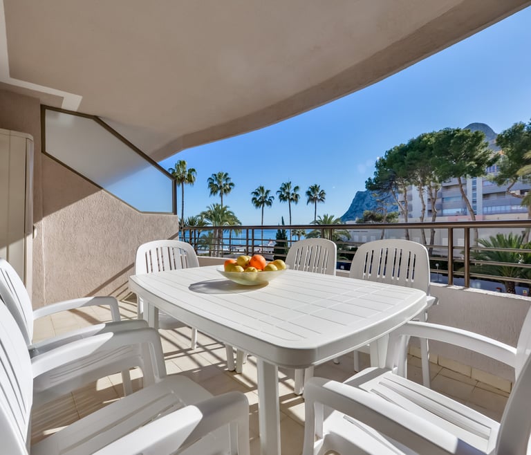 Paraiso Mar Wohnung am Strand von Calpe, TROND in Calpe / Calp - Terrasse