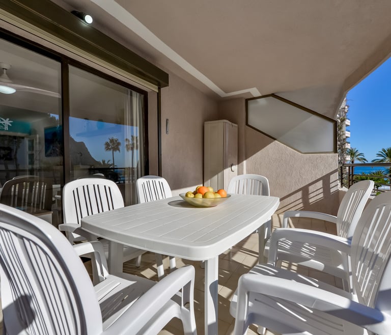 Paraiso Mar Wohnung am Strand von Calpe, TROND in Calpe / Calp - Terrasse
