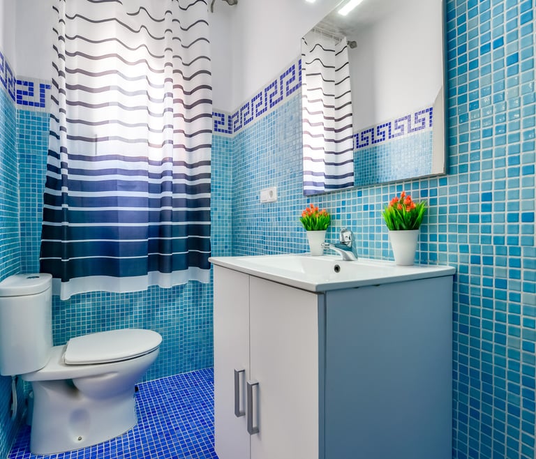 MOUNA,bonita villa en Calpe para 6 pax, piscina privada y wifi gratis en Calpe - Baño