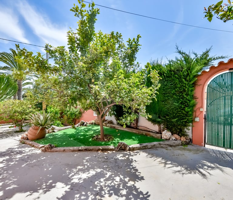 MOUNA,bonita villa en Calpe para 6 pax, piscina privada y wifi gratis en Calpe - Jardin