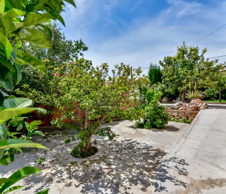 MOUNA,bonita villa en Calpe para 6 pax, piscina privada y wifi gratis en Calpe - Jardin