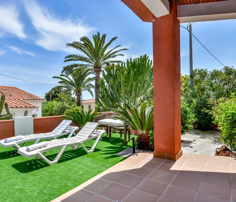 MOUNA,bonita villa en Calpe para 6 pax, piscina privada y wifi gratis en Calpe - Jardin