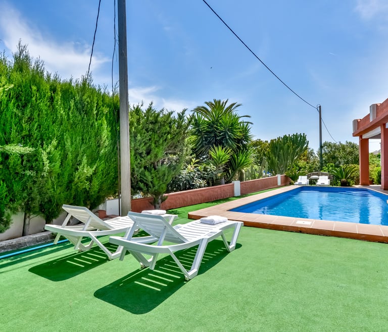 MOUNA,bonita villa en Calpe para 6 pax, piscina privada y wifi gratis en Calpe - Piscina