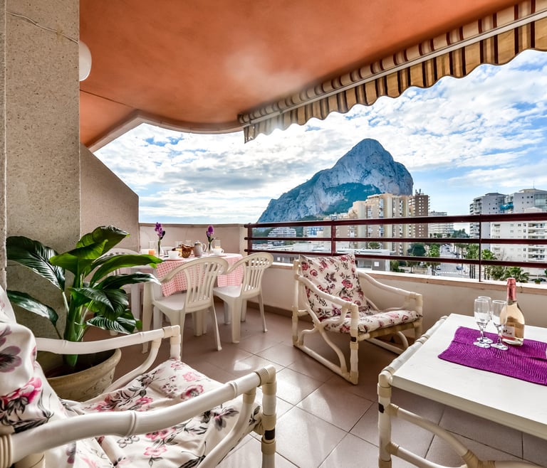 ZAFIRO,apartamentos Zafiro para 6 pax en la playa Levante,Calpe wifi gratis. en Calpe - Otros