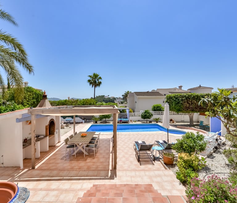 Alquiler de villa en Moraira PURA VIDA en Moraira - Terraza