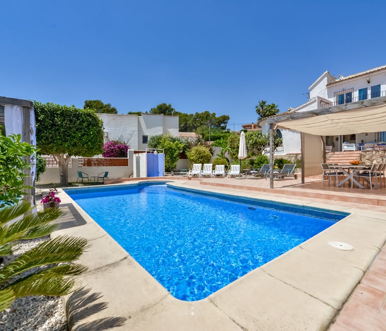 Alquiler de villa en Moraira PURA VIDA en Moraira - Piscina