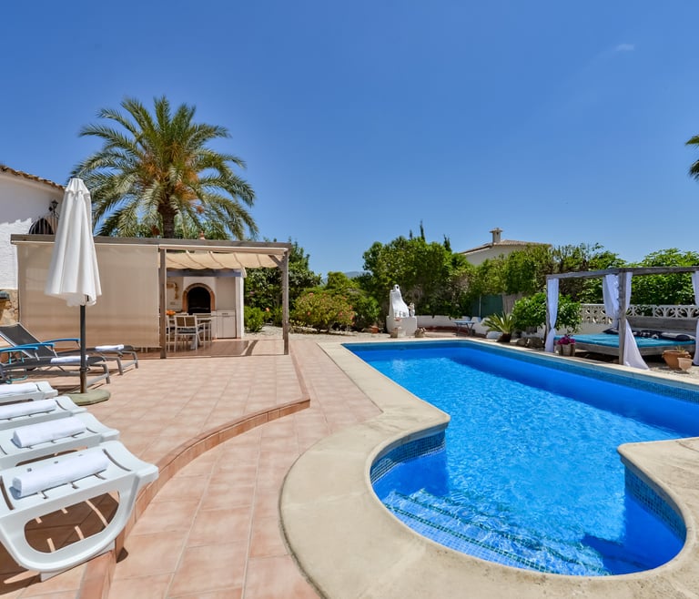 Alquiler de villa en Moraira PURA VIDA en Moraira - Piscina