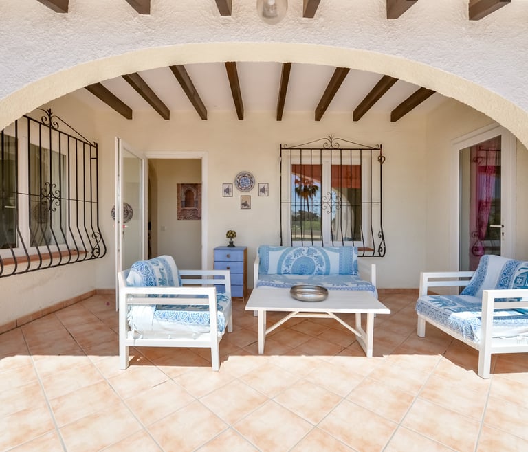 Alquiler de villa en Moraira PURA VIDA en Moraira - Terraza