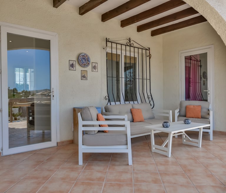 Alquiler de villa en Moraira PURA VIDA en Moraira - Terraza