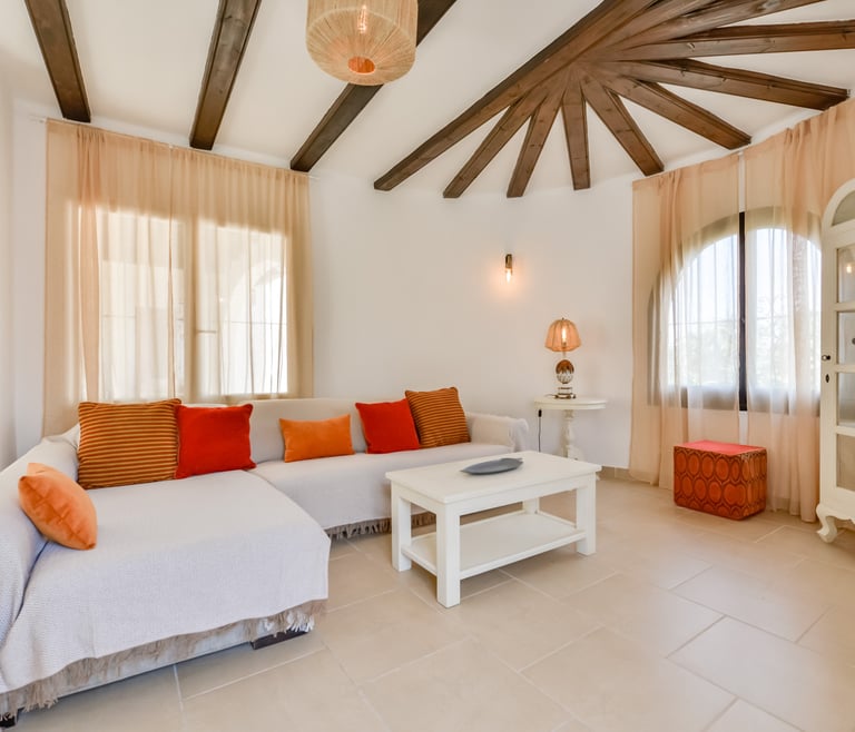 Alquiler de villa en Moraira PURA VIDA en Moraira - Salón