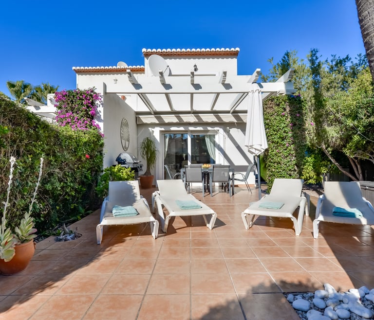Alquiler de bungalow en Calpe, MARGARET en Calpe - Terraza