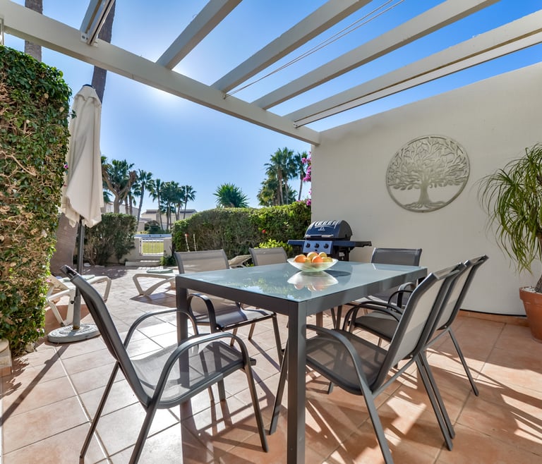Alquiler de bungalow en Calpe, MARGARET en Calpe - Terraza