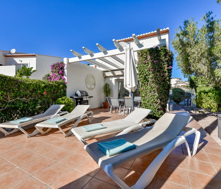 Alquiler de bungalow en Calpe, MARGARET en Calpe - Terraza