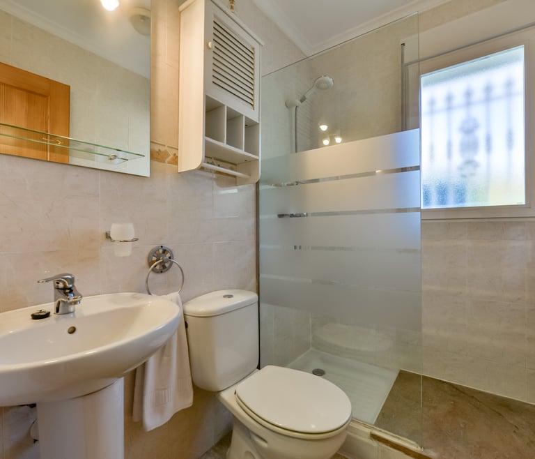 Alquiler de bungalow en Calpe, MARGARET en Calpe - Baño