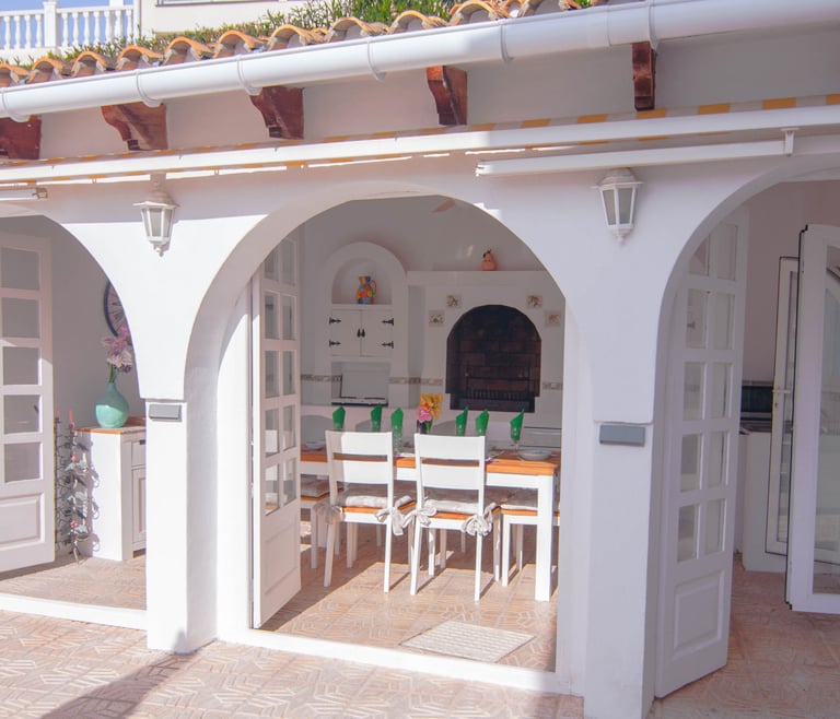 Alquiler de villa en Calpe BELVIC, piscina privada 4 pax en Calpe - Terraza