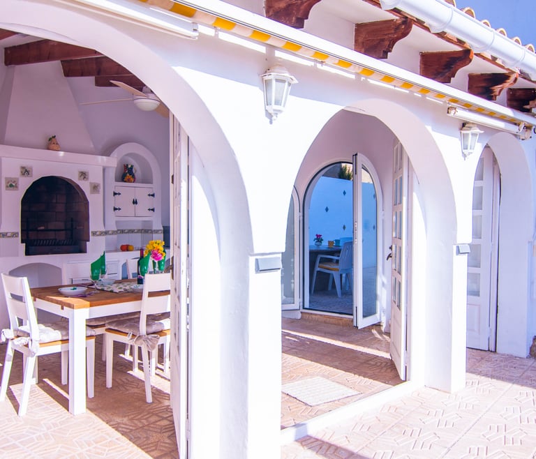 Alquiler de villa en Calpe BELVIC, piscina privada 4 pax en Calpe - Terraza
