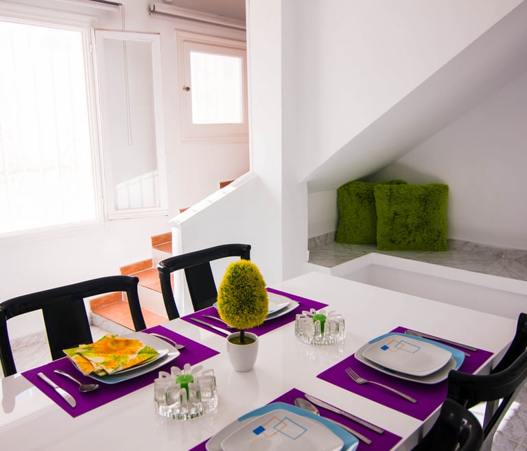 Alquiler de villa en Calpe BELVIC, piscina privada 4 pax en Calpe - Comedor