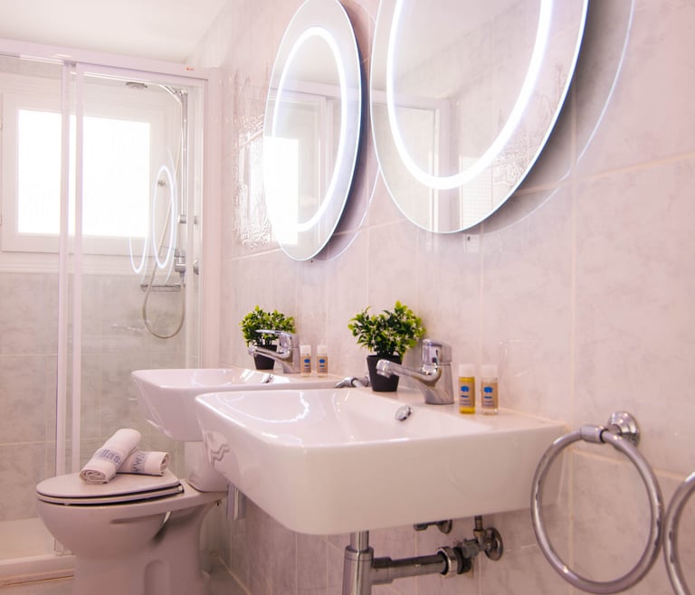 Alquiler de villa en Calpe BELVIC, piscina privada 4 pax en Calpe - Baño