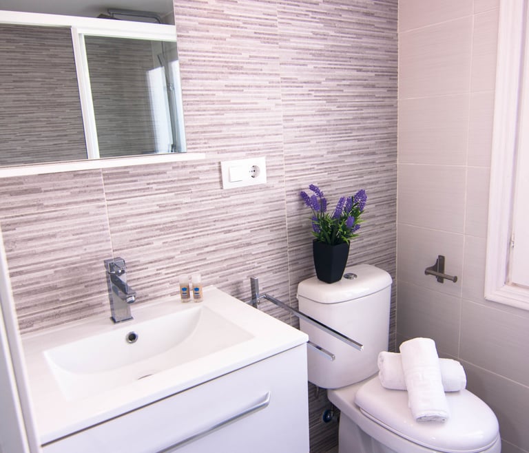 Alquiler de villa en Calpe BELVIC, piscina privada 4 pax en Calpe - Baño