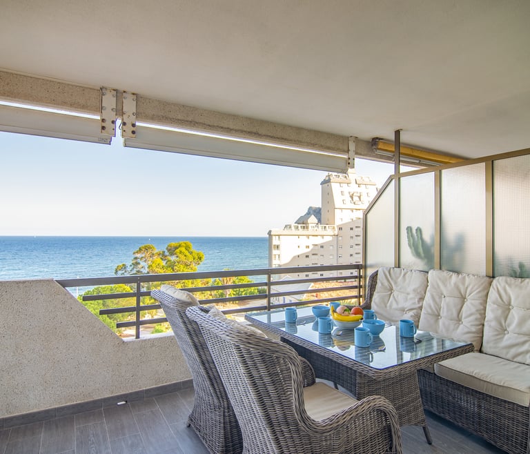 Alquiler de apartamento en Calpe JOYA en Calpe - Terraza