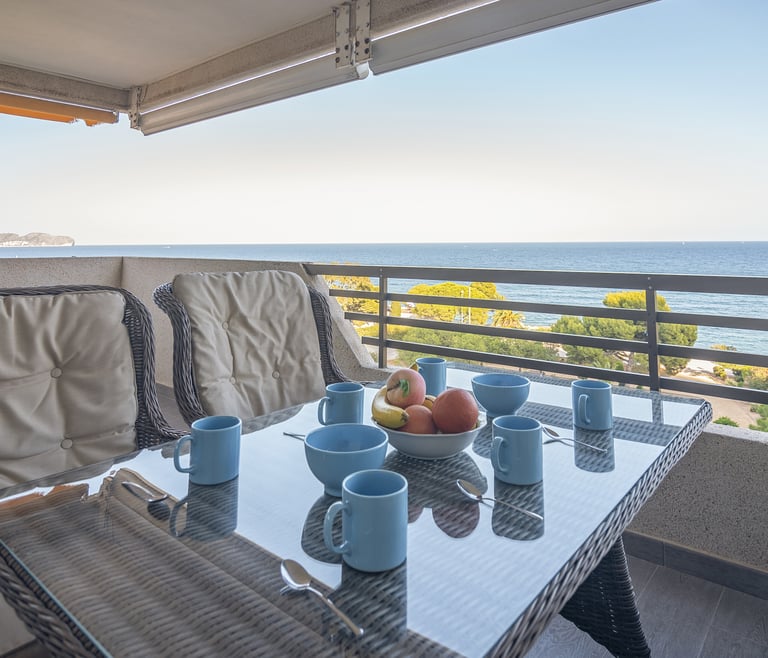 Alquiler de apartamento en Calpe JOYA en Calpe - Terraza