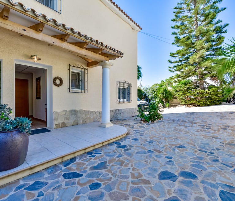 Alquiler de villa en Benissa DOS ANGELES en Benissa - Frontal