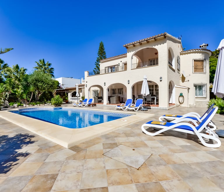 Alquiler de villa en Benissa DOS ANGELES en Benissa - Frontal