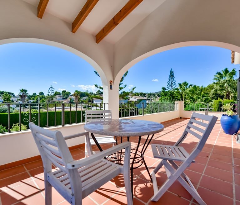 Alquiler de villa en Benissa DOS ANGELES en Benissa - Terraza