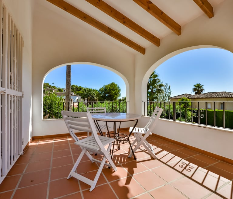 Alquiler de villa en Benissa DOS ANGELES en Benissa - Terraza