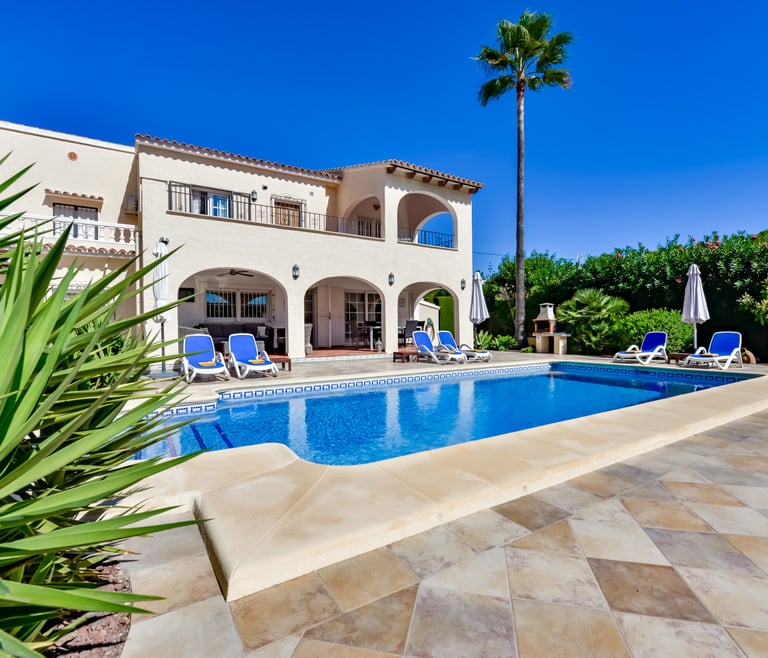 Alquiler de villa en Benissa DOS ANGELES en Benissa - Frontal