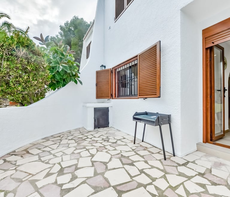 THOMAS, Bungalow para 6 personas con piscina,wifi gratis en Benissa - Terraza