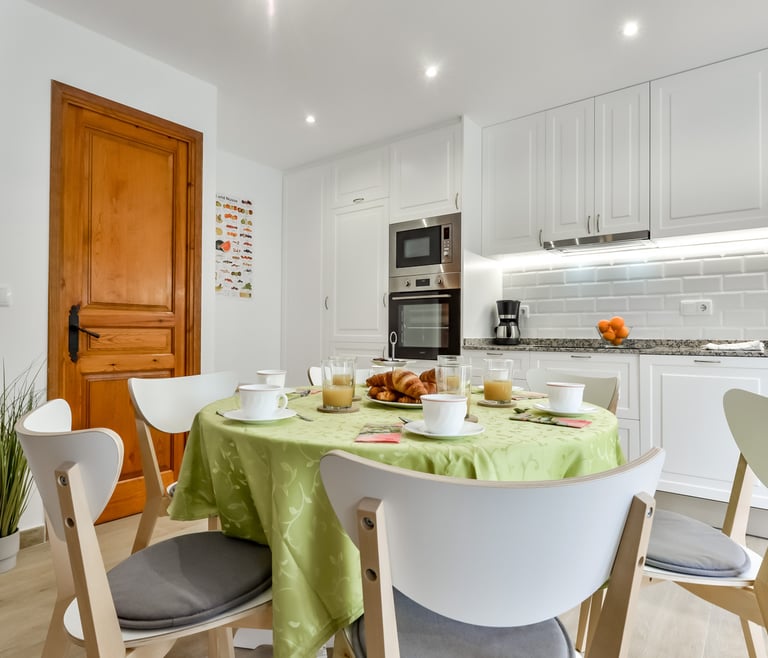 THOMAS, Bungalow para 6 personas con piscina,wifi gratis en Benissa - Cocina