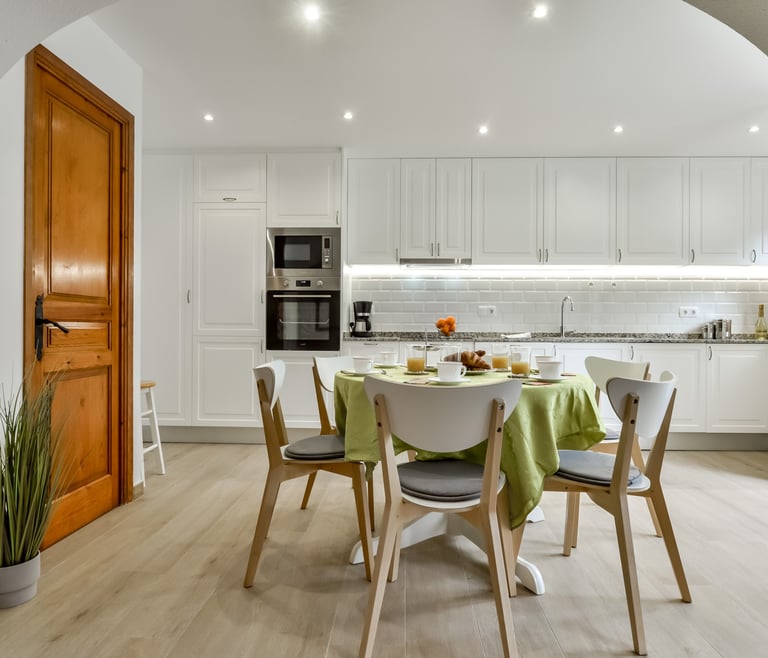 THOMAS, Bungalow para 6 personas con piscina,wifi gratis en Benissa - Cocina