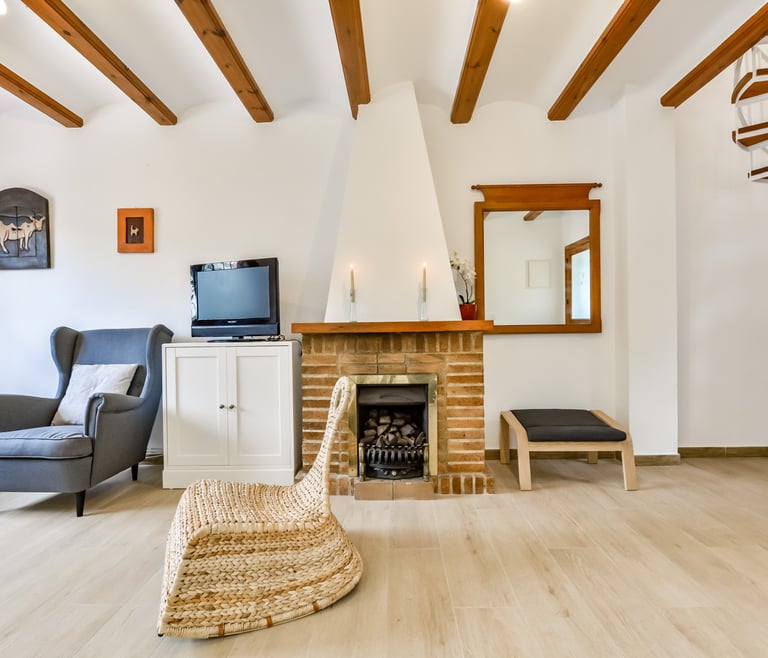 THOMAS, Bungalow para 6 personas con piscina,wifi gratis en Benissa - Comedor