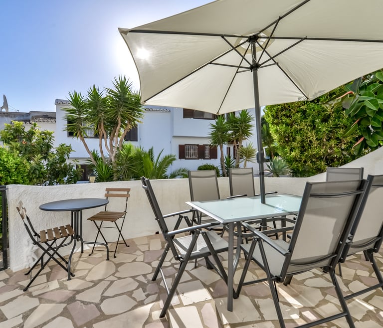 THOMAS, Bungalow para 6 personas con piscina,wifi gratis en Benissa - Terraza