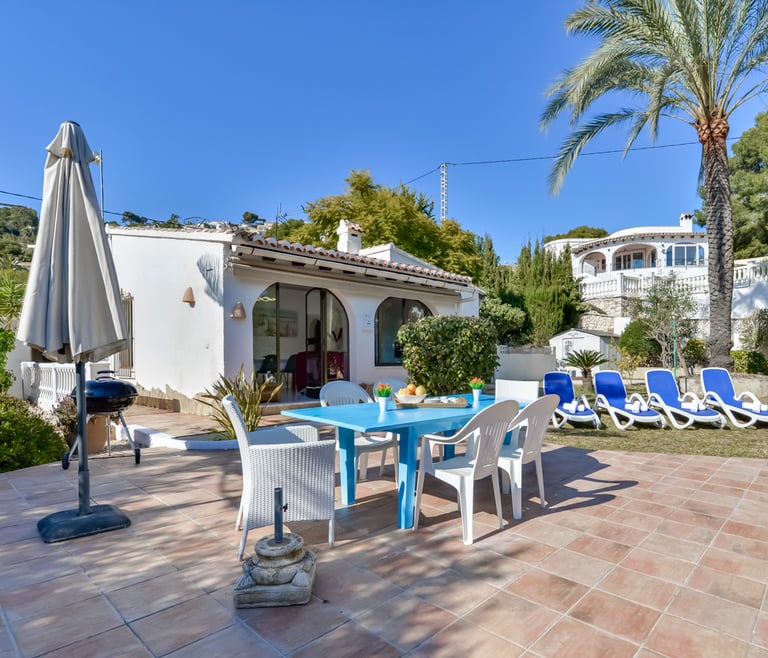 Alquiler de villa en Moraira BENIALI para 6 pax con  piscina privada. en Moraira - Jardin