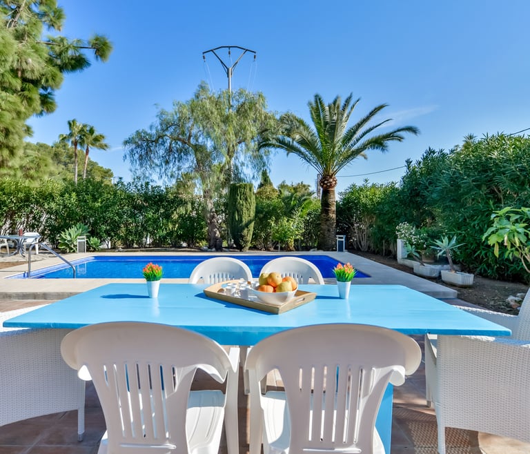 Alquiler de villa en Moraira BENIALI para 6 pax con  piscina privada. en Moraira - Piscina