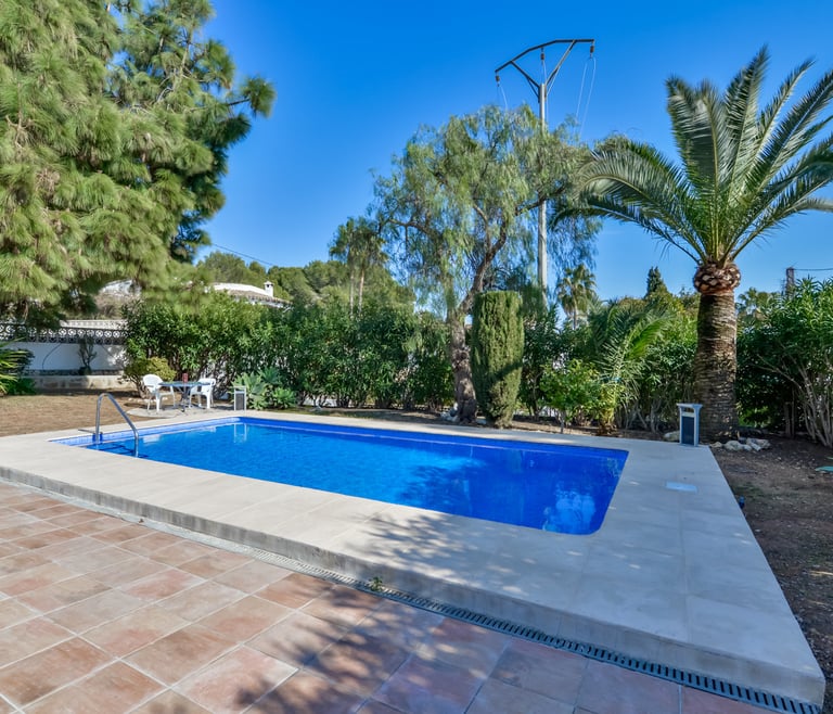 Alquiler de villa en Moraira BENIALI para 6 pax con  piscina privada. en Moraira - Piscina