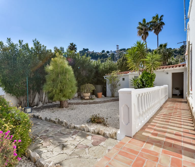 Alquiler de villa en Moraira BENIALI para 6 pax con  piscina privada. en Moraira - Exterior