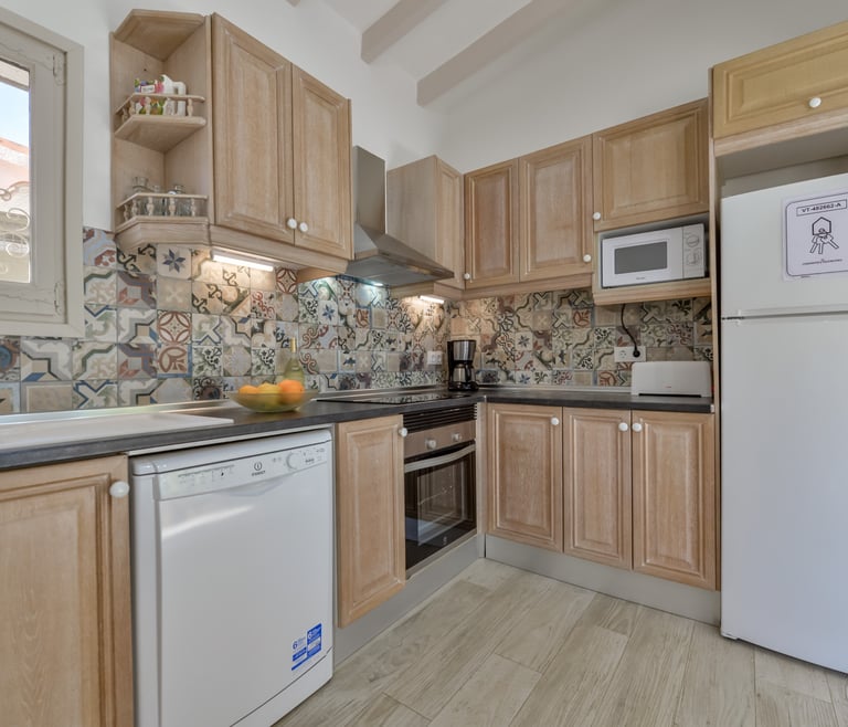 Alquiler de villa en Moraira BENIALI para 6 pax con  piscina privada. en Moraira - Cocina