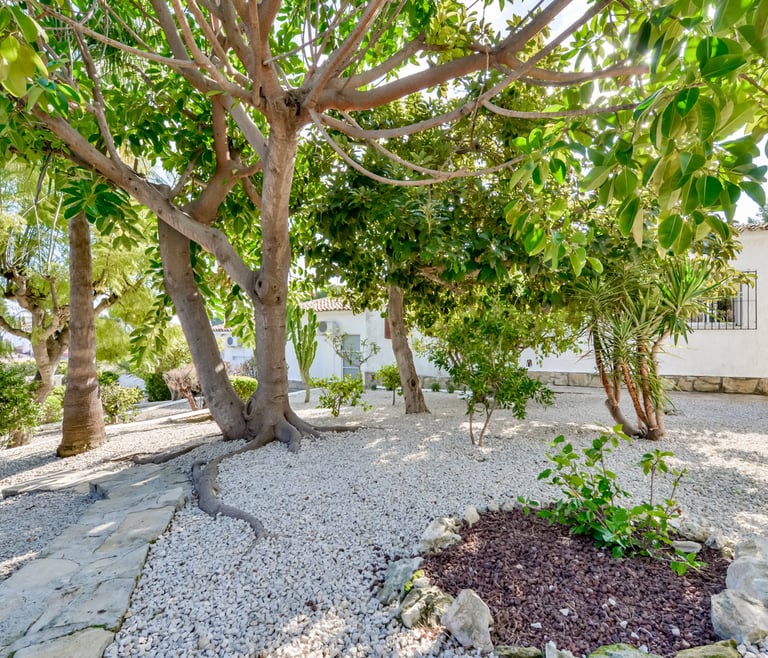 Alquiler de bungalow en Moraira, MEU LAR en Moraira - Jardin
