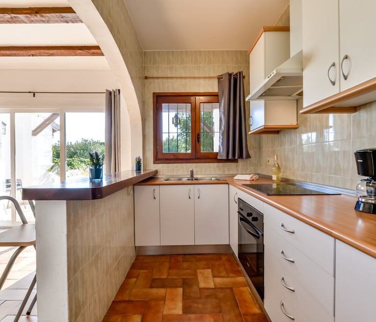 Alquiler de bungalow en Moraira, MEU LAR en Moraira - Cocina