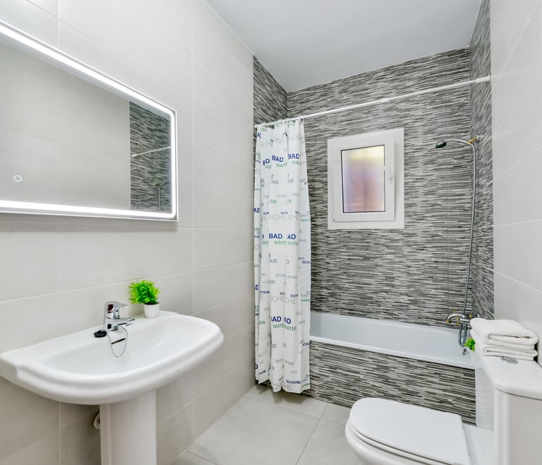 Alquiler de bungalow en Moraira, MEU LAR en Moraira - Baño