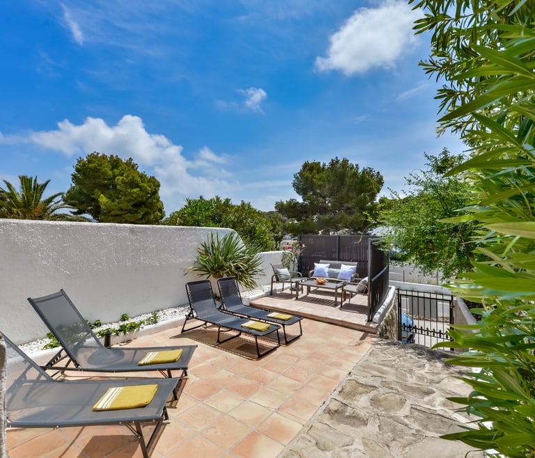 Alquiler de bungalow en Moraira, MEU LAR en Moraira - Terraza