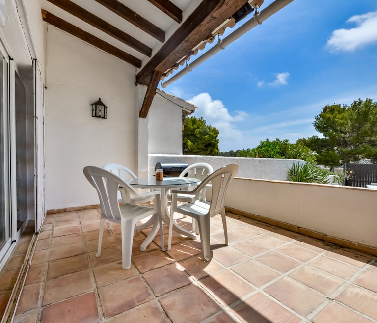 Alquiler de bungalow en Moraira, MEU LAR en Moraira - Terraza