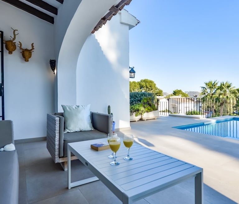 Villa à louer à Moraira, OLGA  à Moraira - Terrasse