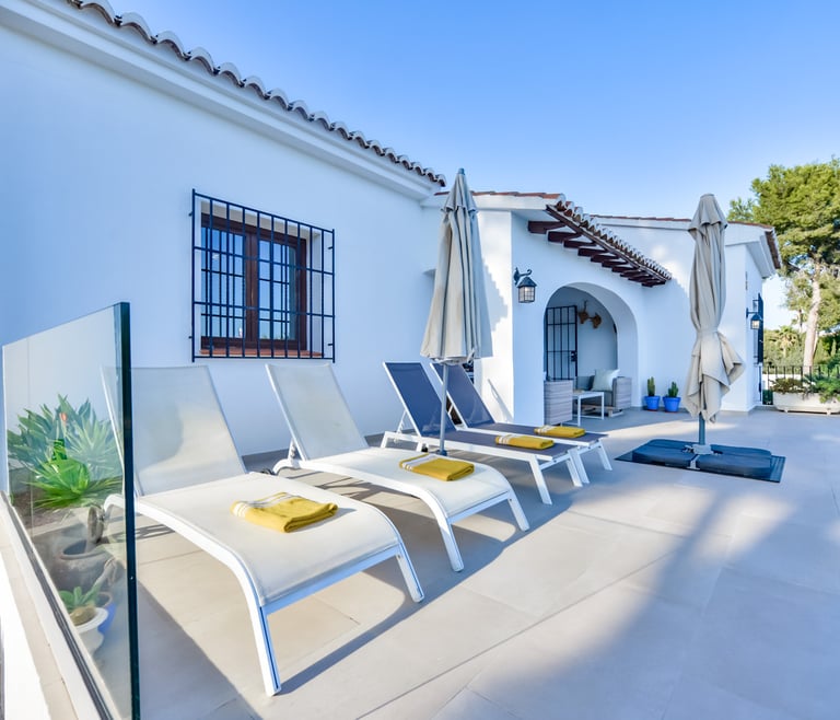 Villa à louer à Moraira, OLGA  à Moraira - Terrasse
