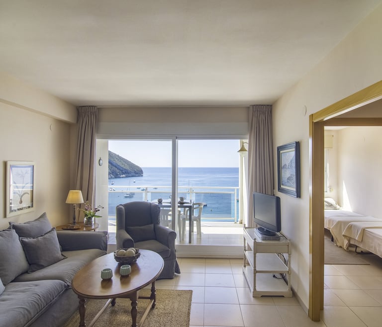 Alquiler de apartamento en El Portet, BELLISSIMO para 6 pax en Moraira - Comedor